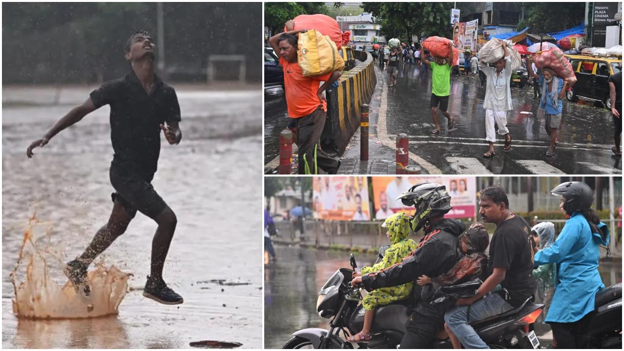 दो दिन ब्रेक लेने के बाद शुक्रवार सुबह मुंबई के अधिकांश हिस्सों में बारिश हुई. (Pics/Atul Kamble)