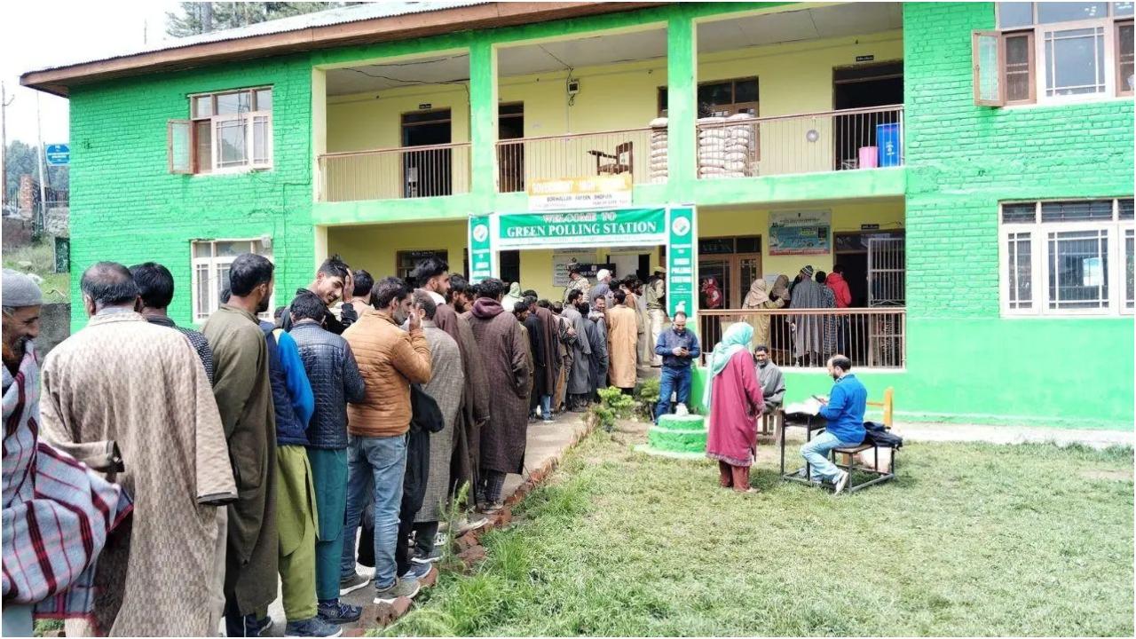 जम्मू-जम्मू-कश्मीर में चुनाव जारी/एक्स