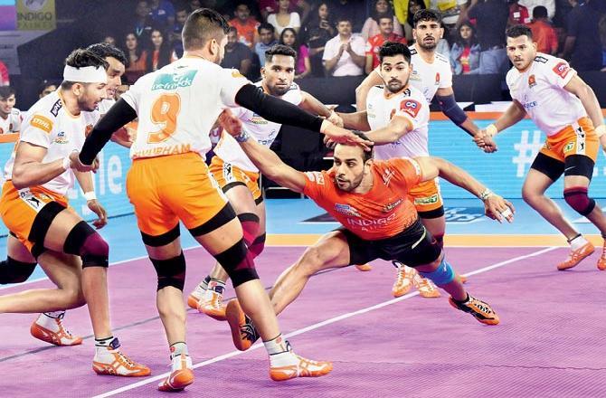 Pro Kabaddi League:દબંગ દિલ્હીએ કરી જીતની હૅટ-ટ્રિક