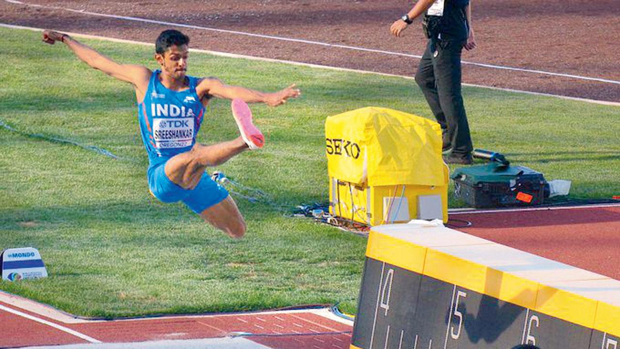 Murali became the first male athlete to reach the World Athletics long jump final | વર્લ્ડ ઍથ્લેટિક્સની લૉન્ગ જમ્પ ફાઇનલમાં પહોંચનાર પ્રથમ પુરુષ ખેલાડી બન્યો મુરલી