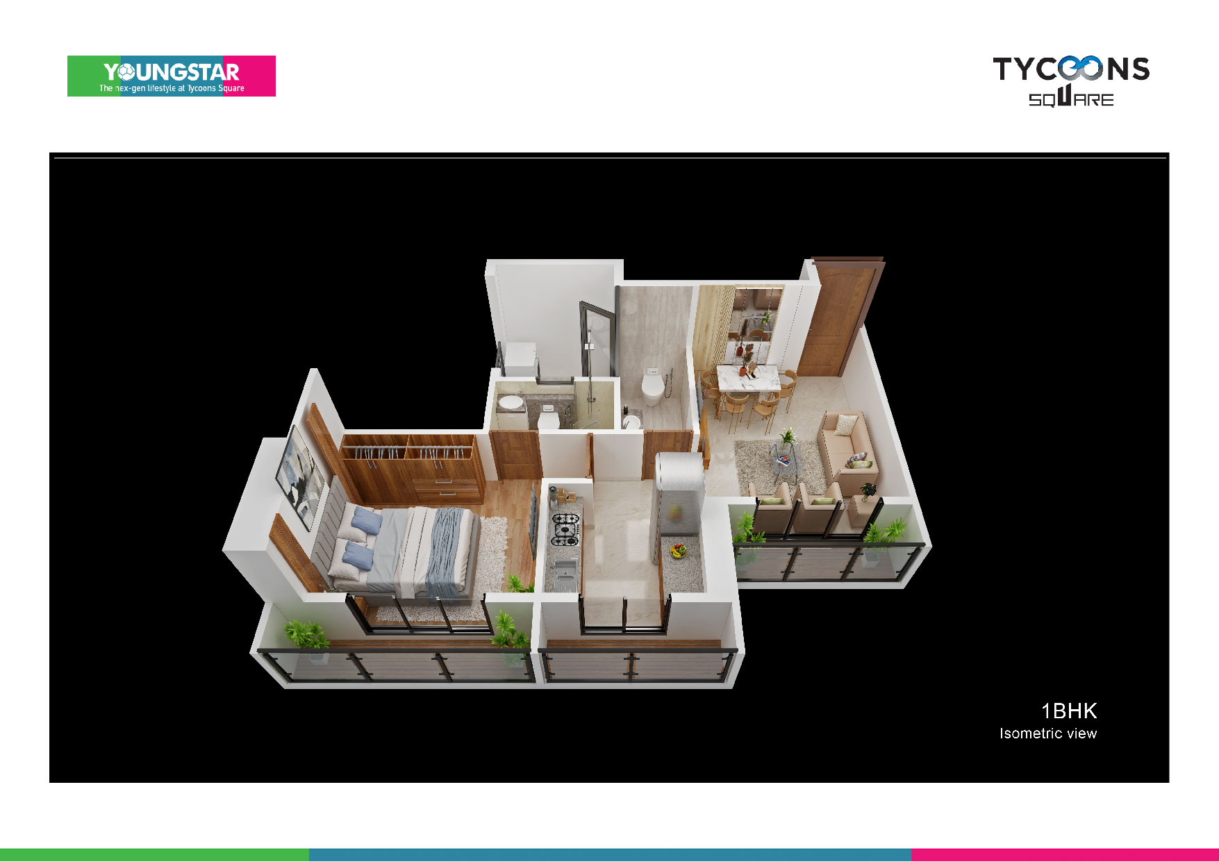 Tycoons Youngstar Kalyan 1, 2, 3 BHK Flats at Tycoons Square