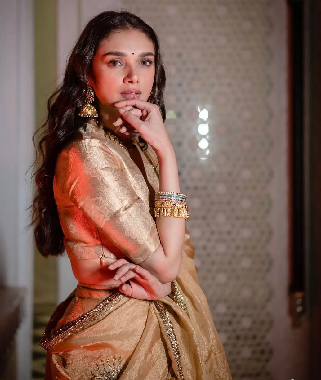 Aditi Rao Hydari's JJV.Kapurthala lehenga set may just be the comfiest  occasion wear look | Vogue India | Wedding Wardrobe