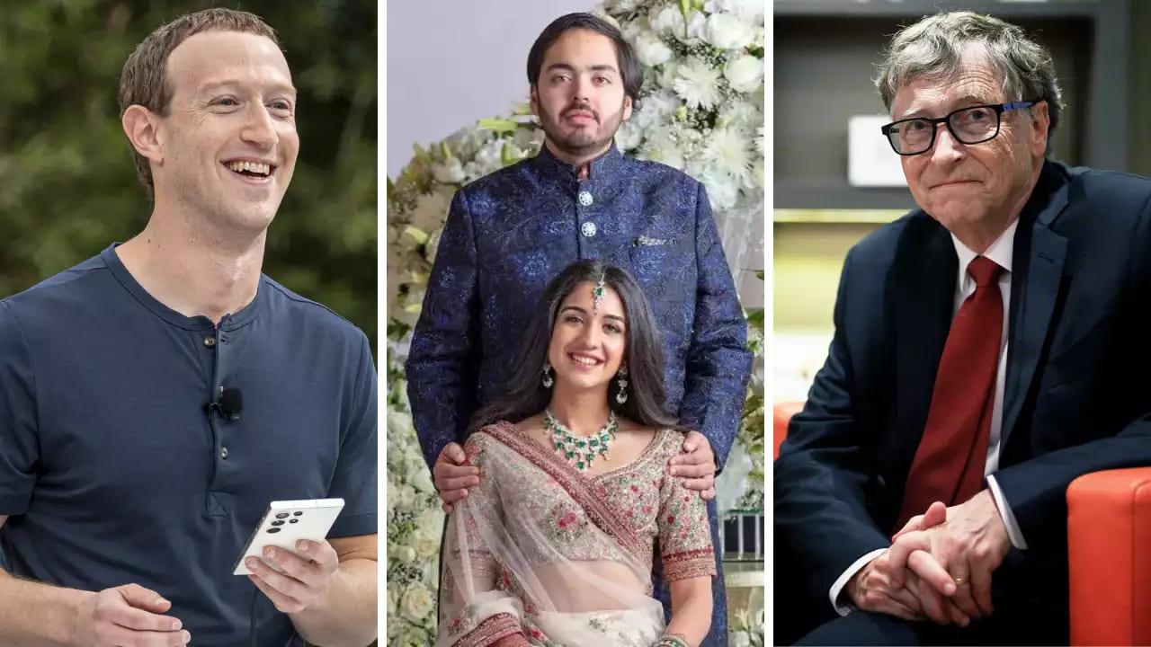 Anant Ambani Wedding Guest List Bring Bill Gates, Mark Zuckerburg, And ...