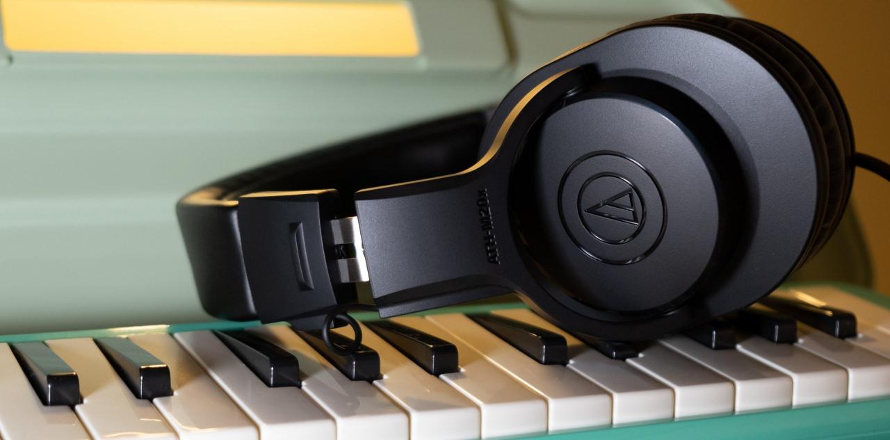 Audio Technica- ATH-M20x over ear studio monitor headphones