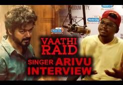 Singer Arivu on Vaathi Raid Master Special Anirudh Radio City Chennai