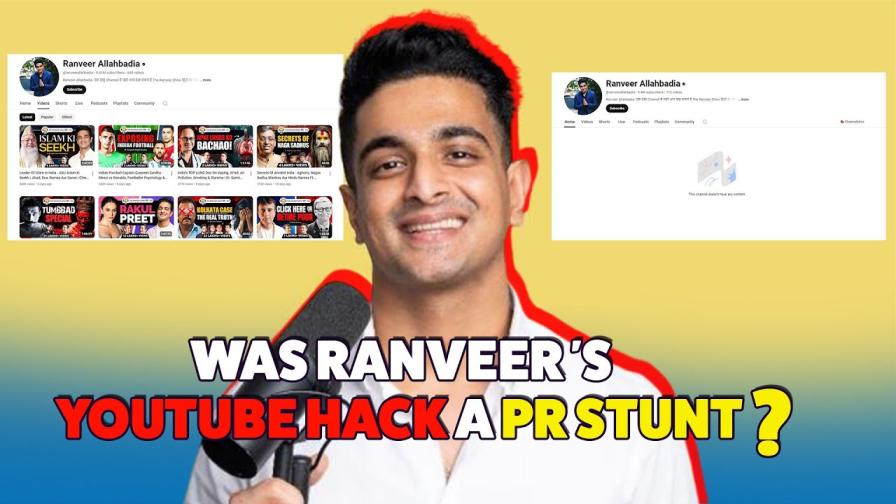 Ranveer Allahbadia WINS Against Hackers Restoring His YouTube Channels