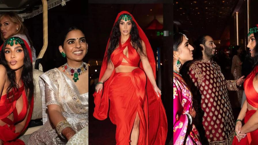 Kim Kardashian Shares Unseen Pictures From Anant And Radhika Wedding, See Pics