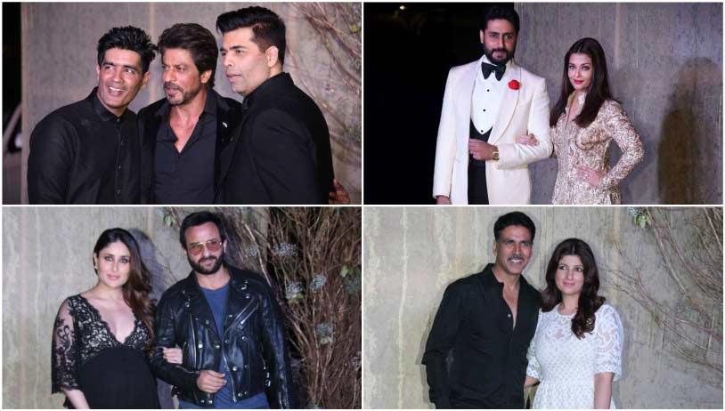 Abhishek Bachchan, Aishwarya Rai Bachchan & Sridevi grace Manish Malhotra's  birthday bash