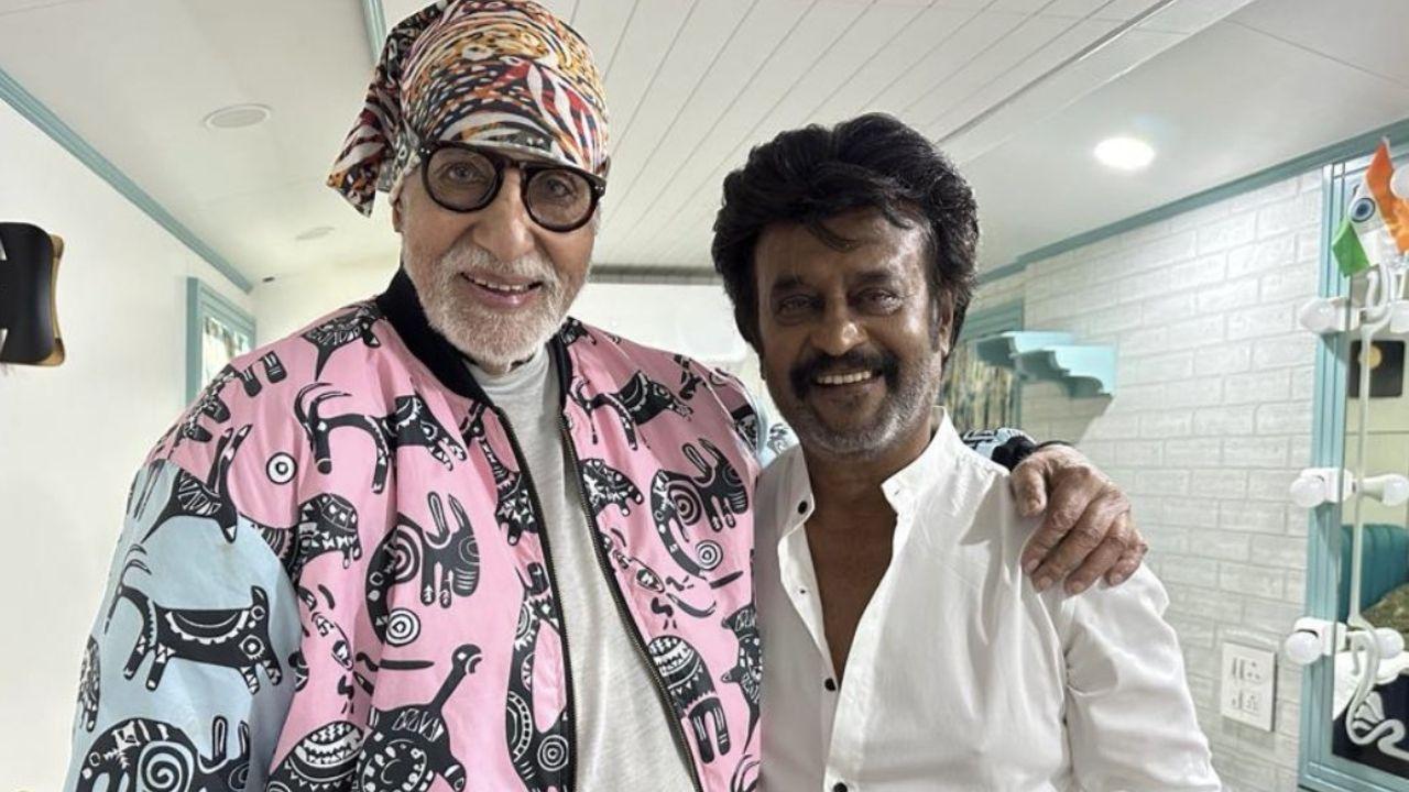 Rajinikanth Calls Amitabh Bachchan His Mentor Shares Photo