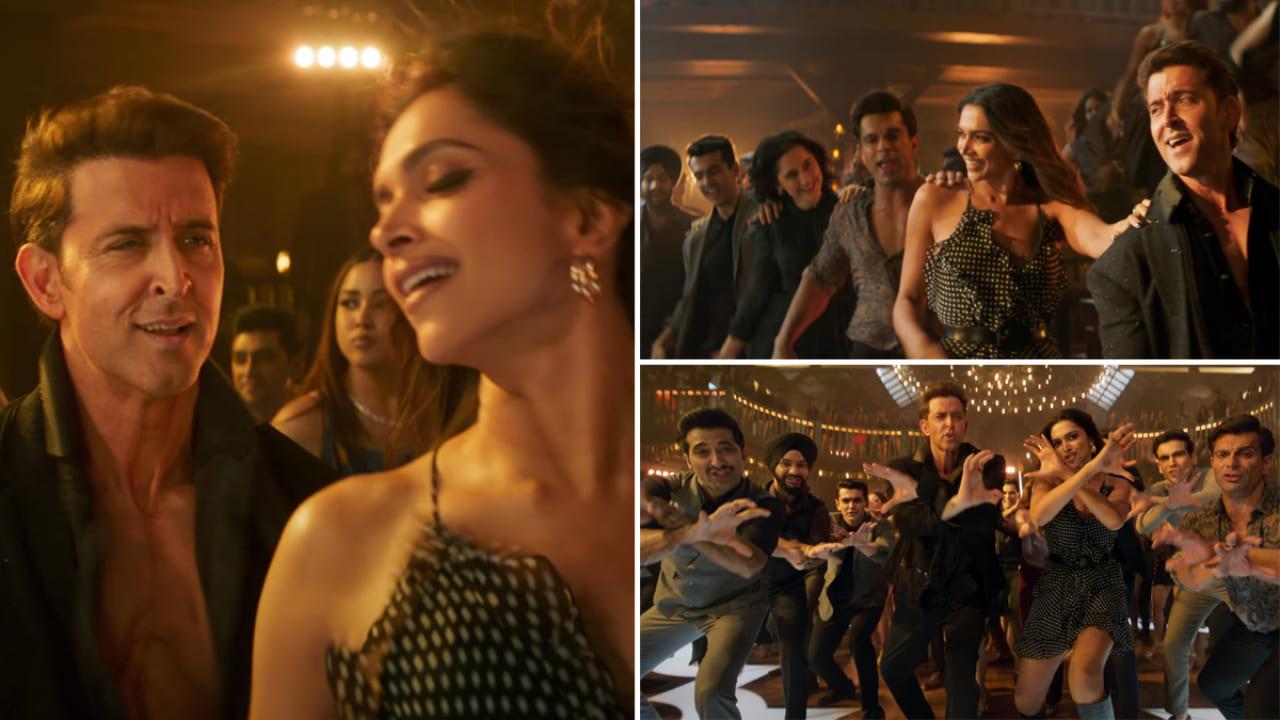 Fighter Song Sher Khul Gaye Out Deepika Padukone Hrithik Roshan Flaunt Their Sexy Dance Moves 