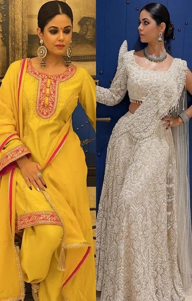 Diwali 2021: Priyanka Chopra slays festive fashion in an ivory white lehenga  | Hindustan Times