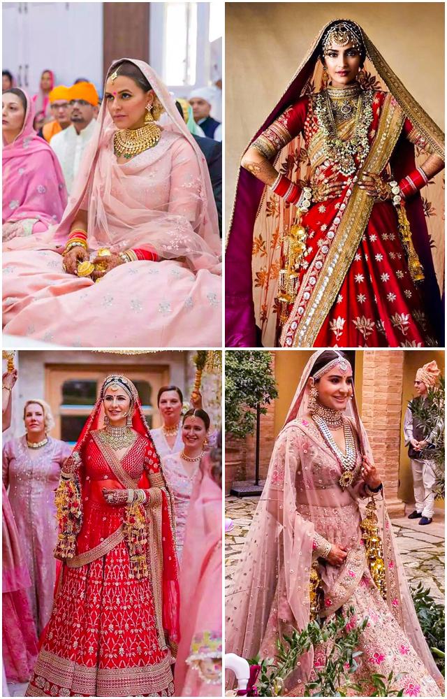 Elegant traditional Bride and Groom complete Punjabi wedding wear # B1949 |  White bridal lehenga, Golden bridal lehenga, Bridal lehenga
