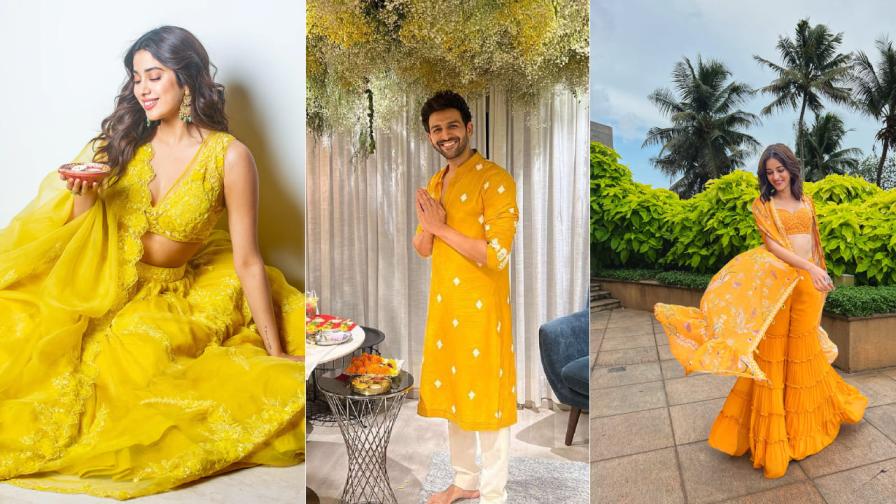 Navratri Day 1: Your Celeb Approved Guide To Yellow Festive Fashion